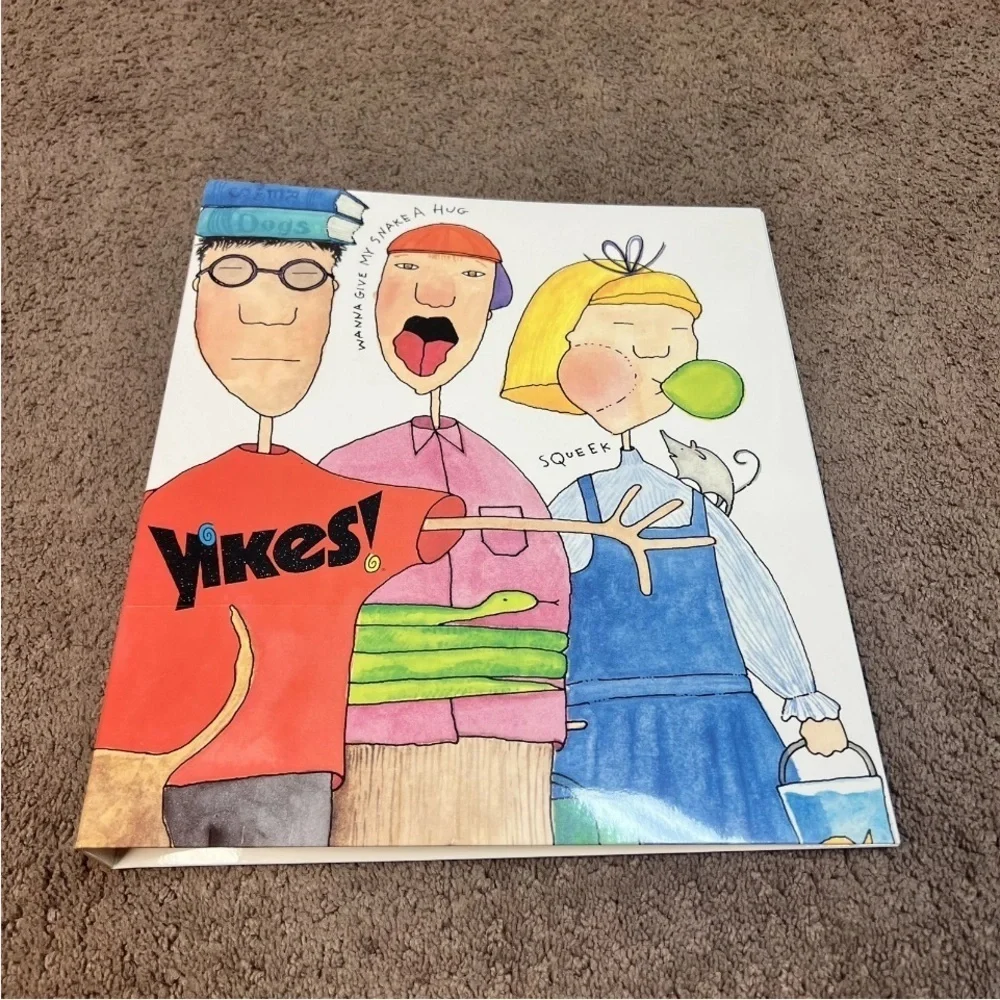 90s VTG Yikes! White Binder NOS